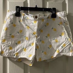 Lemon print shorts